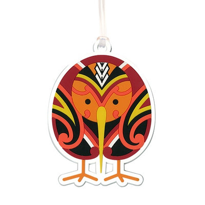 DQ Bag Tag Tribal Kiwi