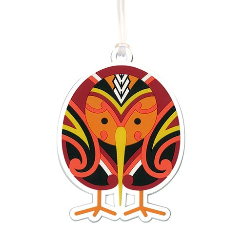 DQ Bag Tag Tribal Kiwi