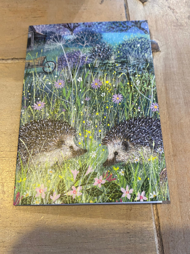 Coast and Country Mini Notecard Hedgehogs