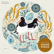 Catherine Marion - Oystercatchers 1000 Pce - Round Puzzle