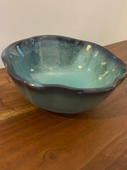 Trade Aid Blue Flower Bowl 28.02.558