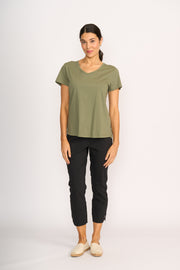 Esplanade Everyday V Neck Tee in Organic Cotton TP11430