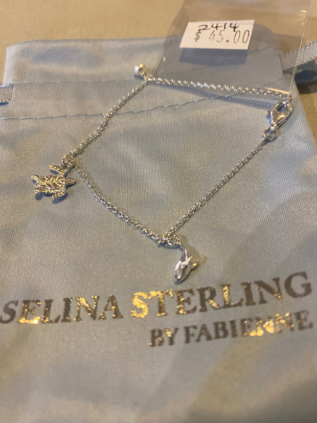 Selina Sterling Sea Creatures Clasp Bracelet 2414