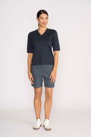 Esplanade Slim V Neck Top TP14617