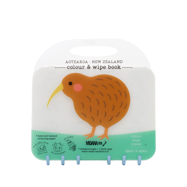 Moana Road Colour and Wipe Book 9051