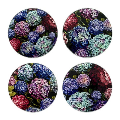 DQ Coaster Set Hydrangea Bouquet 9601
