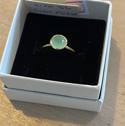 Some 18k French Gold Plated Glacier Ring 363