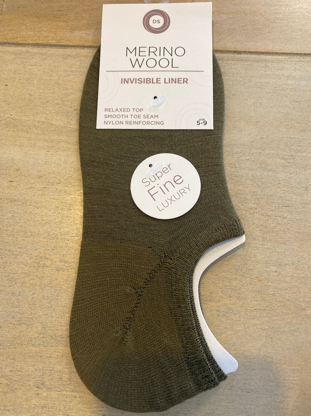 DS Merino Wool Invisible Liner Socks 960281