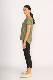 Esplanade Everyday V Neck Tee in Organic Cotton TP11430