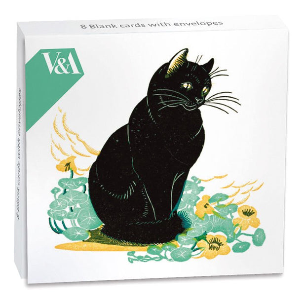 Museums & Galleries - Lucky Cat 8 Pkt - Mini Notecards