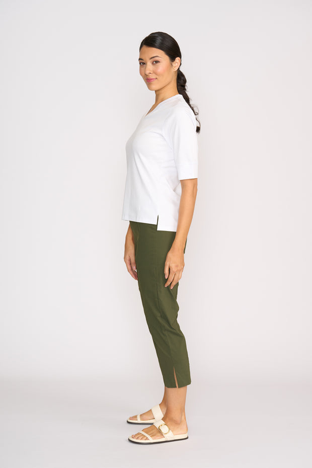 Esplanade Slim V Neck Top TP14617