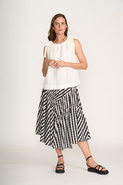 Neris In Stitches Skirt Ink Check 2829
