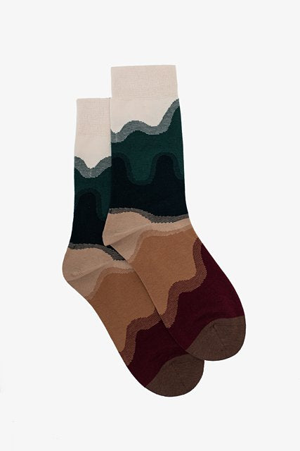 Antler Men's/ Larger Unisex Wave Socks
