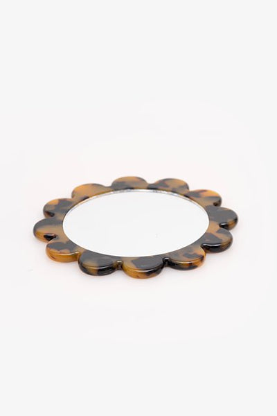 Antler Pocket Mirror Dark Tort