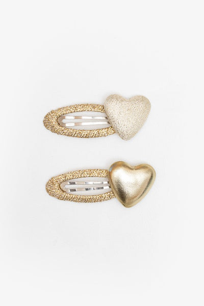 Antler Bambino Heart Clip Set