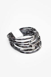 Antler Grey Leopard Wrap Bracelet GLW
