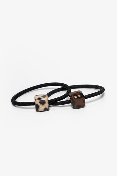 Antler Cheetah Cube Hair Tie Set CCS