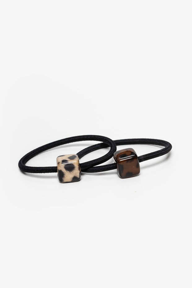 Antler Cheetah Cube Hair Tie Set CCS