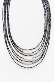 Antler Grey Leopard Multi Necklace GLM
