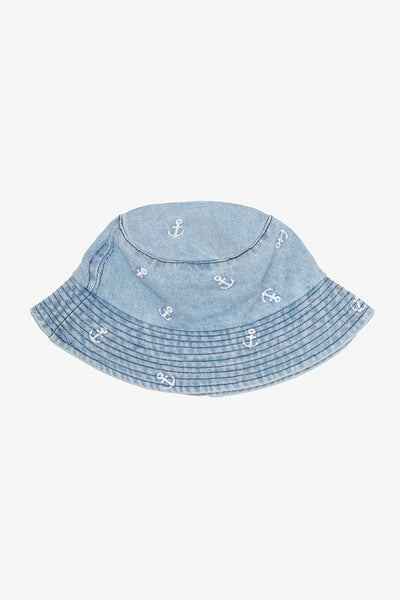 Antler Light Denim Anchor Bucket Hat DFB