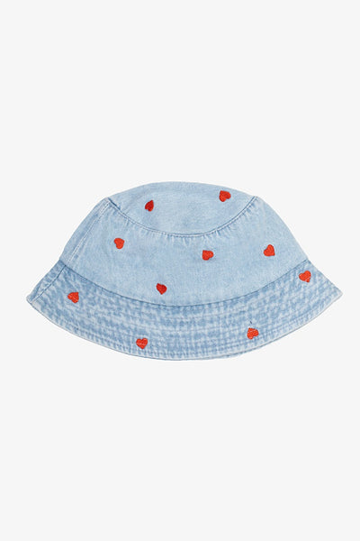 Antler Denim Heart Bucket Hat DHB