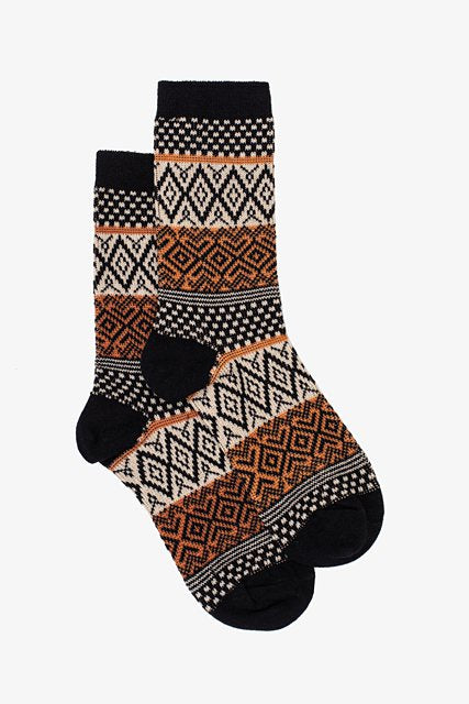 Antler Nordic Knit Socks