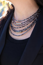 Antler Grey Leopard Multi Necklace GLM