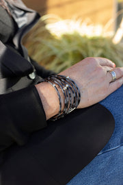 Antler Grey Leopard Wrap Bracelet GLW