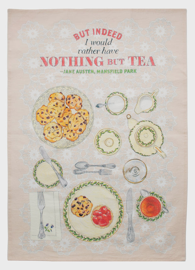 The Unemployed Philosopher's Guild Jane Austen Tea Towel