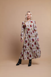 Preen Vintage Mosaic Dress with Cuffed Sleeves TP13549