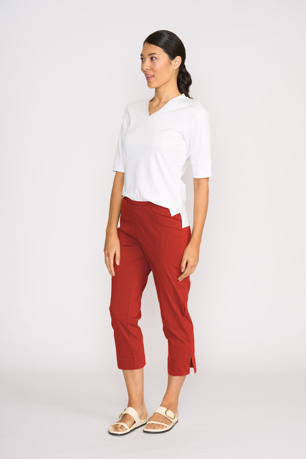 Esplanade Slim V Neck Top TP14617