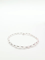 Some Sterling Silver Rose Quartz Bracelet 026