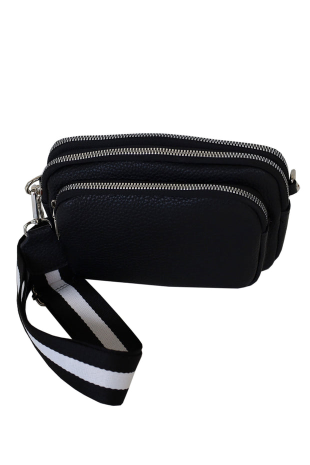 Archer House 3 Zip Pocket Cross Body Bag 60
