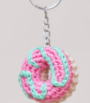 Above Rubies Crochet Doughnut Key Chain 10