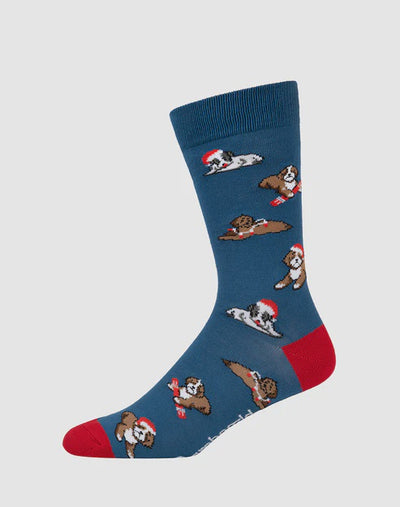 Bamboozld Chrissy Cavoodles Men's Bamboo Socks BBS24