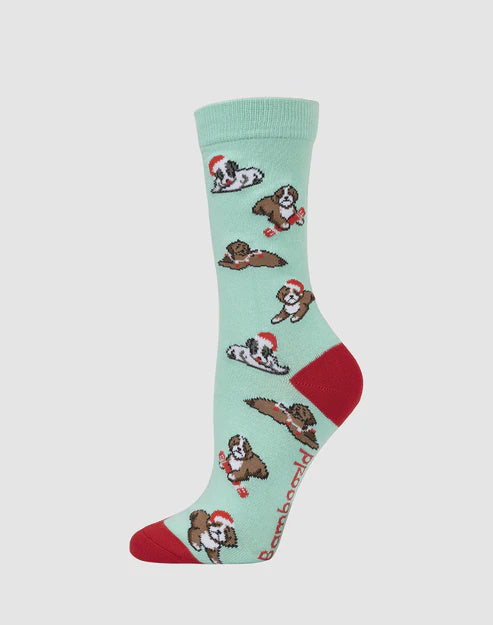 Bamboozld Chrissy Cavoodles Women's Bamboo Socks BBS24