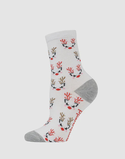 Bamboozled Kids Reindeer Faces Bamboo Socks