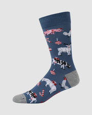 Bamboozld Chrissy Farm Men's Bamboo Socks