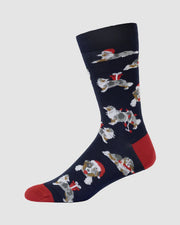Bamboozld Men's Chrissy Shepherd Dog Socks