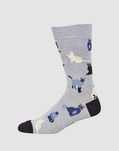 Bamboozld Men's Cats Bamboo Socks