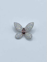 Some Butterfly Diamante Brooch 136