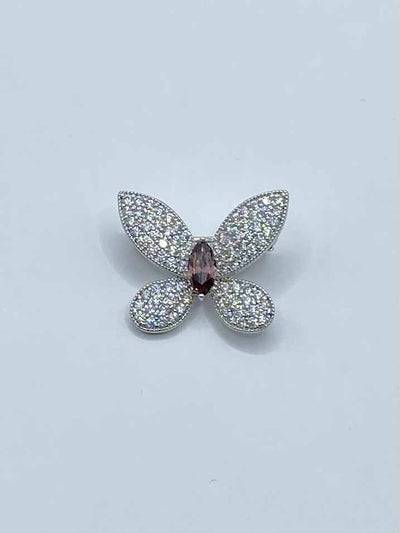 Some Butterfly Diamante Brooch 136