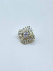Some Square Diamond Diamante Brooch 145