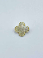 Some Diamante Lucky Gold Brooch 145