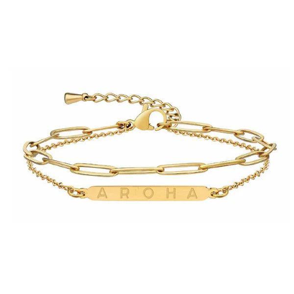 Little Taonga Double Chain Bracelet