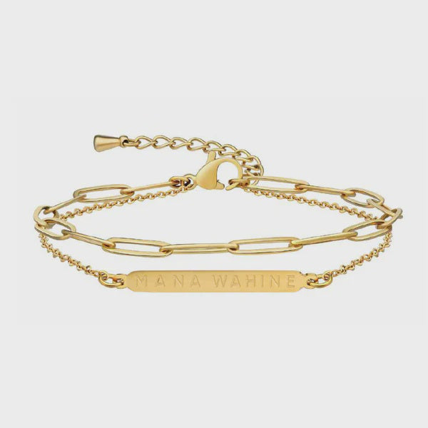 Little Taonga Double Chain Bracelet
