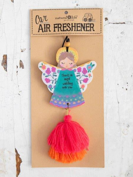 Natural Life Car Air Freshener Angel Watching Over 48