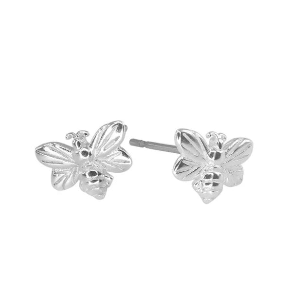 Little Taonga  Honey Bee Stud Earrings (shaped)