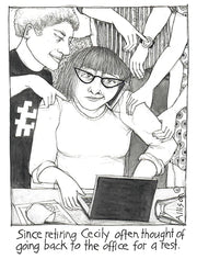 Cecily (NZ) Greeting Card