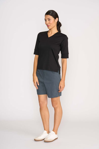 Esplanade Slim V Neck Top TP14617